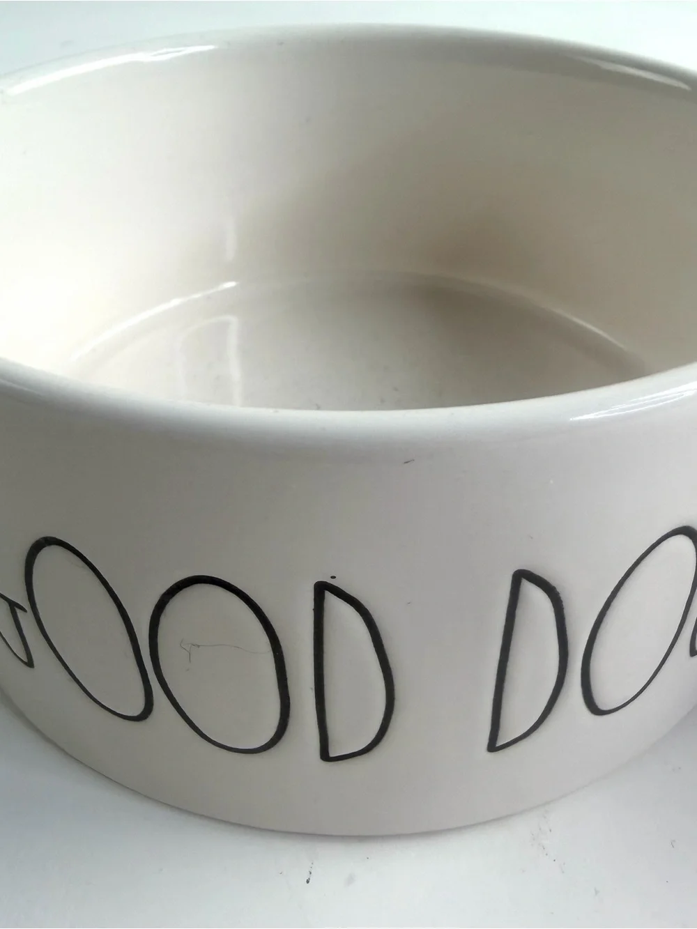 Rae Dunn Good Dog & Slurp Ceramic Dog Bowls Bundle Set of 2 Farmhouse